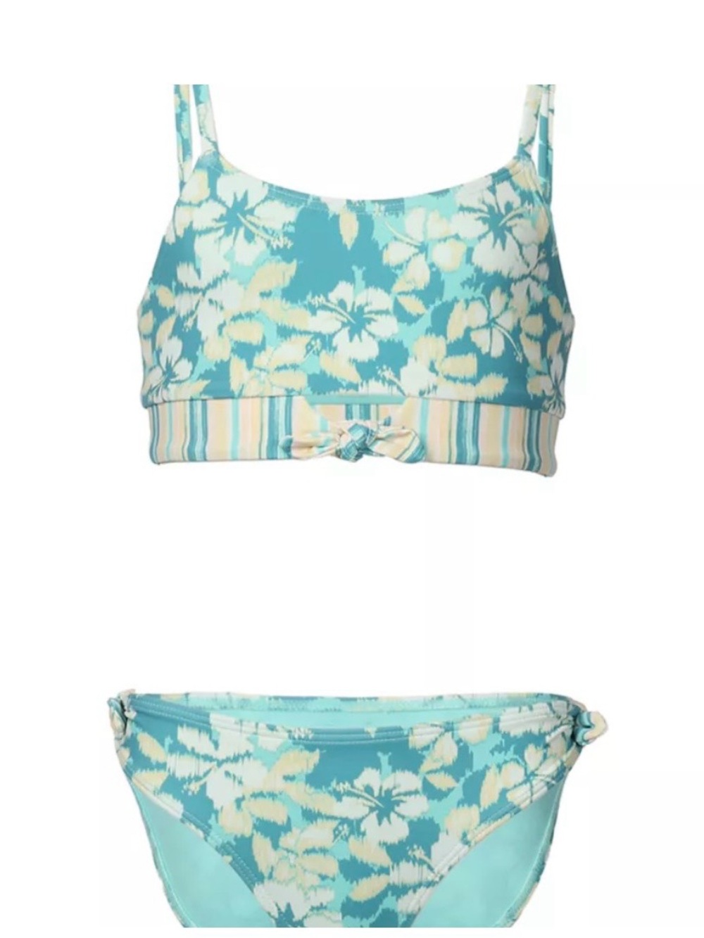 NWT Roxy Girls Hibiscus Bikini Set